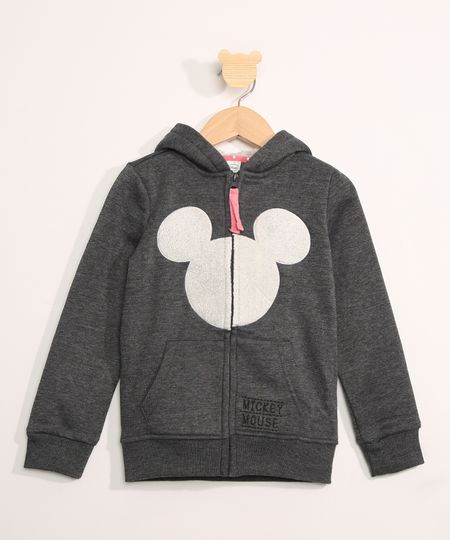 Jaqueta-de-Moletom-Infantil-Mickey-com-Bolso-e-Capuz-Chumbo-9797552-Chumbo_1