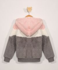 Jaqueta-Infantil-Bomber-em-Pelucia-com-Capuz-Cinza-9972180-Cinza_2