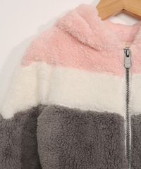 Jaqueta-Infantil-Bomber-em-Pelucia-com-Capuz-Cinza-9972180-Cinza_3