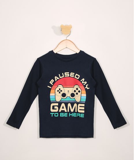 Camiseta-Infantil-Manga-Longa--I-Paused-My-Game--Azul-Marinho-9978459-Azul_Marinho_1