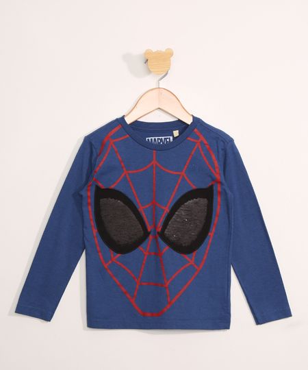 Camiseta-Infantil-Manga-Longa-Homem-Aranha-com-Paetes-Azul-9979830-Azul_1 Camiseta-Infantil-Manga-Longa-Homem-Aranha-com-Paetes-Azul-9979830-Azul_1
