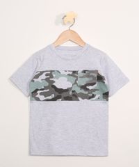 Camiseta-Infantil-Manga-Curta-com-Recorte-Camuflado-e-Bolso-Cinza-Mescla-Claro-9970803-Cinza_Mescla_Claro_1