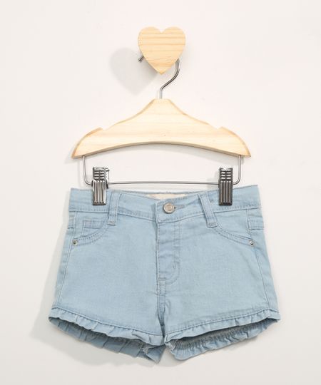 Short-Jeans-Infantil-com-Babados-e-Bolsos-Azul-Claro-9975255-Azul_Claro_1