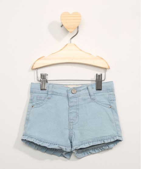 Short-Jeans-Infantil-com-Babados-e-Bolsos-Azul-Claro-9975255-Azul_Claro_1