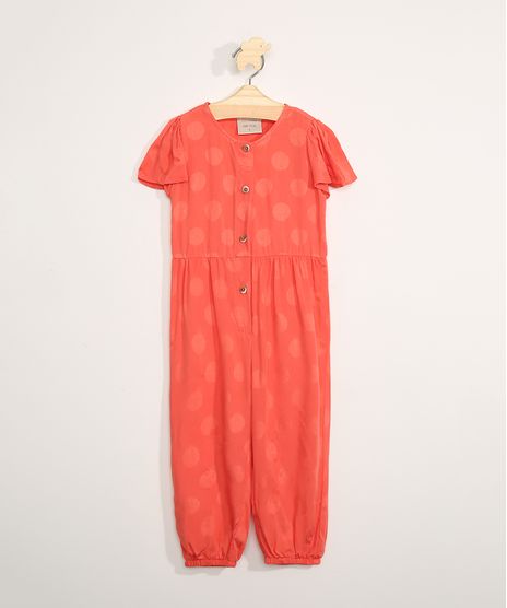 Macacao-Infantil-Manga-Curta-Estampado-Poa--Coral-9981481-Coral_1