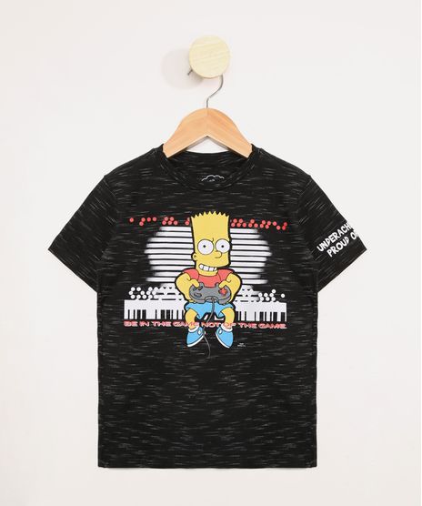 Camiseta-Infantil-Manga-Curta-Os-Simpsons-Preta-9976875-Preto_1
