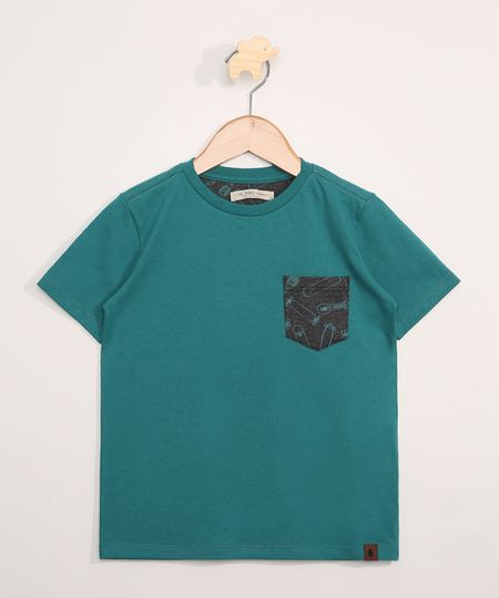 Camiseta-Infantil-Manga-Curta-com-Bolso-Estampado-de-Skate-Verde-9980378-Verde_1