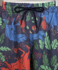 Bermuda-Surf-Infantil-Estampada-de-Dinossauros-com-Cordao-Azul-Marinho-9979523-Azul_Marinho_3