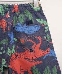 Bermuda-Surf-Infantil-Estampada-de-Dinossauros-com-Cordao-Azul-Marinho-9979523-Azul_Marinho_4
