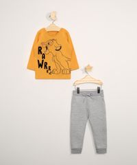 Camiseta-Infantil-Manga-Longa-Simba-Flocada-Gola-Careca-Mostarda-9975856-Mostarda_3