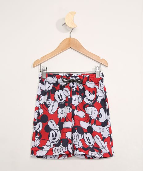 Bermuda-Surf-Infantil-Estampada-Mickey-com-Cordao-Vermelha-9979873-Vermelho_1