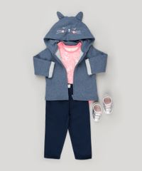 Conjunto-Infantil-de-Blusao-com-Capuz-de-Orelhinhas---Body-Estampado-Floral-Manga-Curta---Calca-em-Moletom-de-Algodao---Sustentavel-Azul-Marinho-8915308-Azul_Marinho_3