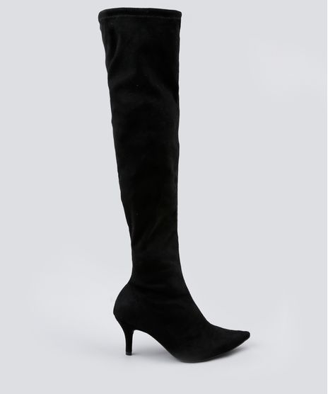 Bota-Feminina-Over-The-Knee-Bico-Fino-Vizzano-em-Suede-Salto-Baixo-Preta-9082371-Preto_1
