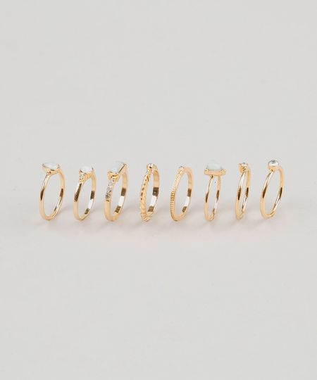 Kit-de-8-Aneis-Femininos-Dourado-9029820-Dourado_1