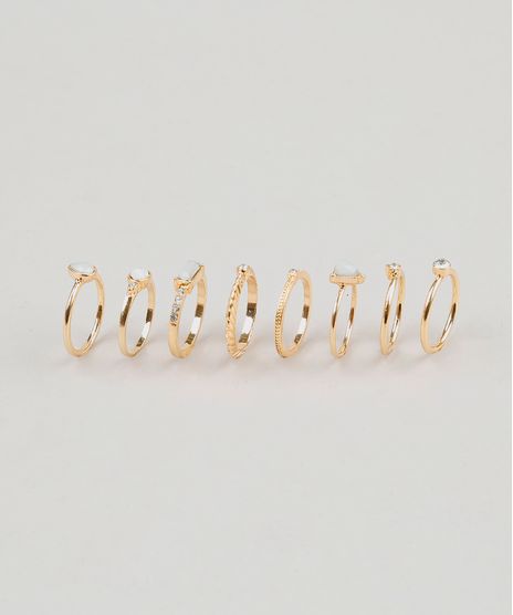 Kit-de-8-Aneis-Femininos-Dourado-9029820-Dourado_1