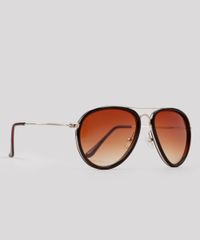 Oculos-de-Sol-Aviador-Feminino-Oneself-Marrom-Escuro-9215445-Marrom_Escuro_3