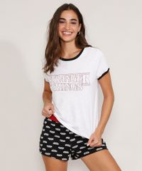 Pijama-Feminino-Manga-Curta-Stranger-Things-Branco-9972754-Branco_1
