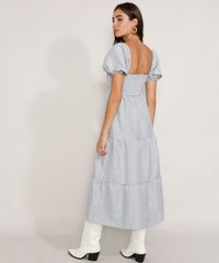 Vestido-Feminino-Midi-Estampado-Xadrez-com-Lastex-e-Recortes-Manga-Bufante-Azul-9974676-Azul_2