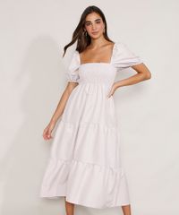 Vestido-Feminino-Midi-Estampado-Xadrez-com-Lastex-e-Recortes-Manga-Bufante-Rosa-9974676-Rosa_1