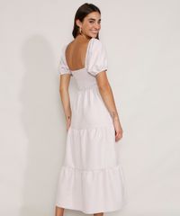 Vestido-Feminino-Midi-Estampado-Xadrez-com-Lastex-e-Recortes-Manga-Bufante-Rosa-9974676-Rosa_2