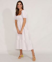 Vestido-Feminino-Midi-Estampado-Xadrez-com-Lastex-e-Recortes-Manga-Bufante-Rosa-9974676-Rosa_3