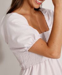 Vestido-Feminino-Midi-Estampado-Xadrez-com-Lastex-e-Recortes-Manga-Bufante-Rosa-9974676-Rosa_4