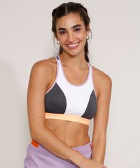 Top-Feminino-Esportivo-Ace-Color-Block-com-Bojo-Removivel-e-Vazado-Decote-Nadador-Chumbo-9975681-Chumbo_1 Top-Feminino-Esportivo-Ace-Color-Block-com-Bojo-Removivel-e-Vazado-Decote-Nadador-Chumbo-9975681-Chumbo_1