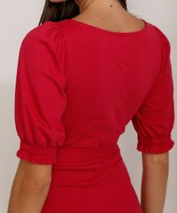 Vestido-Feminino-Longo-com-Recortes-e-Faixa-para-Amarrar-Manga-Bufante-Multicor-9979321-Multicor_4