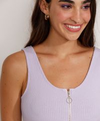 Vestido-Feminino-Curto-Canelado-com-Meio-Ziper-de-Argola-Alca-Larga-Lilas-9976166-Lilas_5