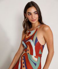 Vestido-Feminino-Longo-Halter-Neck-Texturizado-Estampado-de-Cajus-Multicor-9977672-Multicor_6