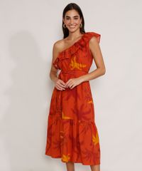 Vestido-Feminino-Midi-Um-Ombro-So-Estampado-de-Coqueiro-com-Babado-e-Faixa-para-Amarrar-Alca-Larga-Cobre-9979433-Cobre_1