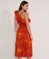 Vestido-Feminino-Midi-Um-Ombro-So-Estampado-de-Coqueiro-com-Babado-e-Faixa-para-Amarrar-Alca-Larga-Cobre-9979433-Cobre_2