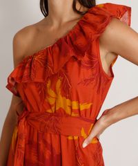 Vestido-Feminino-Midi-Um-Ombro-So-Estampado-de-Coqueiro-com-Babado-e-Faixa-para-Amarrar-Alca-Larga-Cobre-9979433-Cobre_6