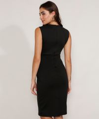 Vestido-Feminino-Midi-Social-com-Transpasse-Sem-Manga-Preto-9975427-Preto_2