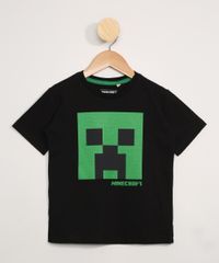 Camiseta-Infantil-Manga-Curta-Minecraft-Preto-9977748-Preto_1