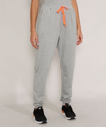 Calca-de-Moletom-Jogger-Feminina-Esportiva-Ace-com-Bolsos-e-Cadarco-Cinza-Mescla-9978919-Cinza_Mescla_1