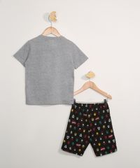 Pijama-Infantil-Manga-Curta-Hulk-Cinza-Mescla-Escuro-9983643-Cinza_Mescla_Escuro_3
