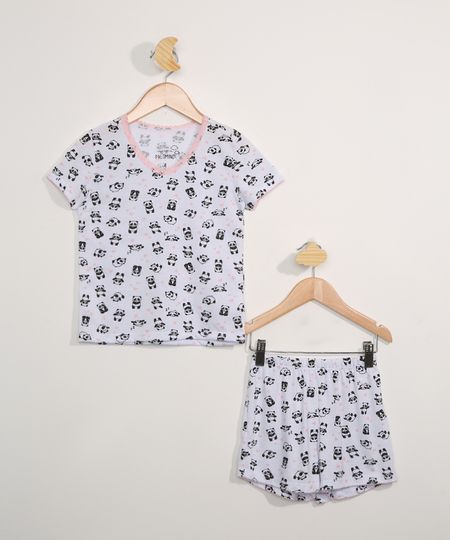 Pijama-Infantil-Manga-Curta-Estampado-Pandas-Branco-9979025-Branco_1 Pijama-Infantil-Manga-Curta-Estampado-Pandas-Branco-9979025-Branco_1