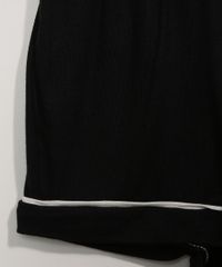Pijama-Juvenil-Manga-Curta-com-Vivo-Contrastante-Preto-9963145-Preto_4