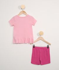 Conjunto-Infantil-Blusa-Manga-Curta-LOL-Surprise-Rosa-Claro---Short-Pink-9979017-Pink_3
