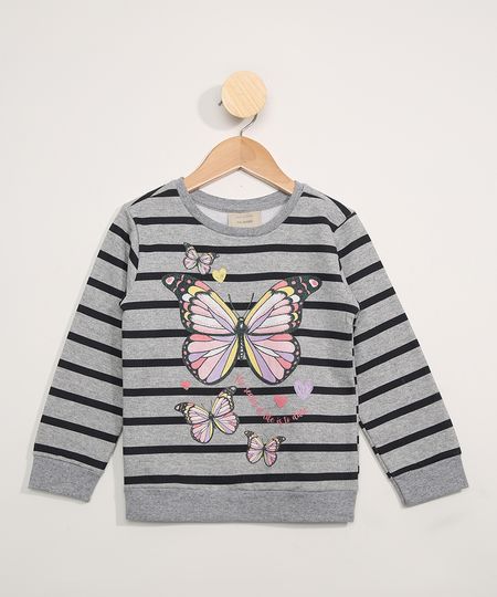 Blusa-de-Moletom-Infantil-Listrada-com-Borboletas-Cinza-Mescla-9979150-Cinza_Mescla_1 Blusa-de-Moletom-Infantil-Listrada-com-Borboletas-Cinza-Mescla-9979150-Cinza_Mescla_1