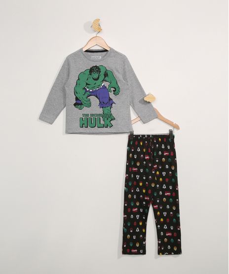 Pijama-Infantil-Manga-Longa-Hulk-Cinza-Mescla-Escuro-9983650-Cinza_Mescla_Escuro_1