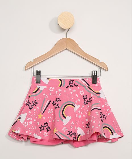 Short-Saia-Infantil-Estampado-Arco-Iris-com-Glitter-Pink-9976851-Pink_1