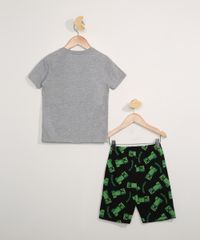 Pijama-Infantil-Manga-Curta-Minecraft-Cinza-Mescla-9956708-Cinza_Mescla_3