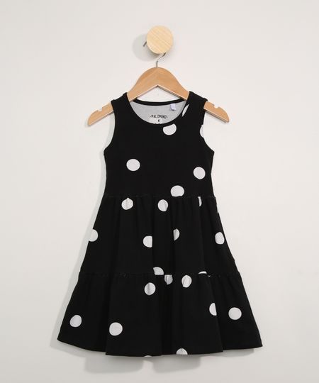 Vestido-Infantil-Sem-Manga-Estampado-Poa-Preto-9979200-Preto_1