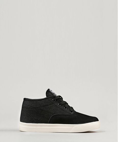 Tenis-Infantil-Ollie-em-Jeans-com-Suede-Preto-9157173-Preto_1