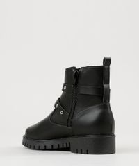 Bota-Coturno-Infantil-Cano-Curto-com-Fivelas-e-Ilhoses-Preta-9190944-Preto_3