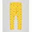 Calca-Legging-Infantil-Estampada-Floral-em-Algodao---Sustentavel-Amarela-9135818-Amarelo_1