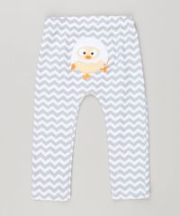 Calca-Infantil-Estampada-Chevron-com-Pintinho-em-Algodao---Sustentavel-Off-White-8934373-Off_White_1