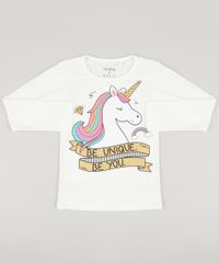 Blusa-Infantil-Unicornio-com-Glitter-Manga-Longa-Decote-Redondo-em-Algodao---Sustentavel-Off-White-9107642-Off_White_1